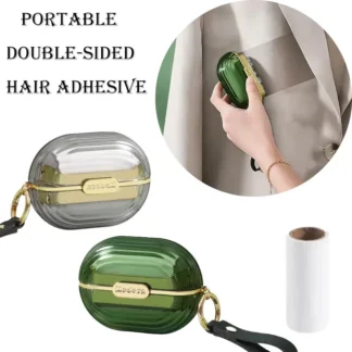 Portable Mini Lint Brush Roller Tearable Sticky Hair Dusting Remover for Travel Clothes Carpet Bed Pet Hair Cleaning Accessories