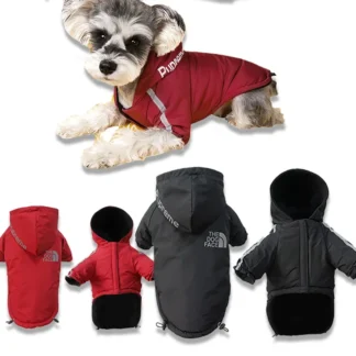 Waterproof Dog Clothes Interchange Jacket Pet Coat for Small Medium Dogs Winter Warm Fleece Dog Jackets Puppy Raincoat Chihuahua