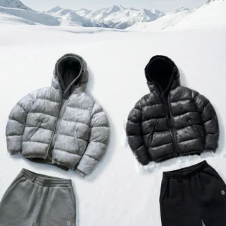 Winter Down Jacket Y2K Waterproof Hooded Puffer Coat Thick Warm Lightweight Parkas Outdoor Ski Jacket Men Women Windproof Coats