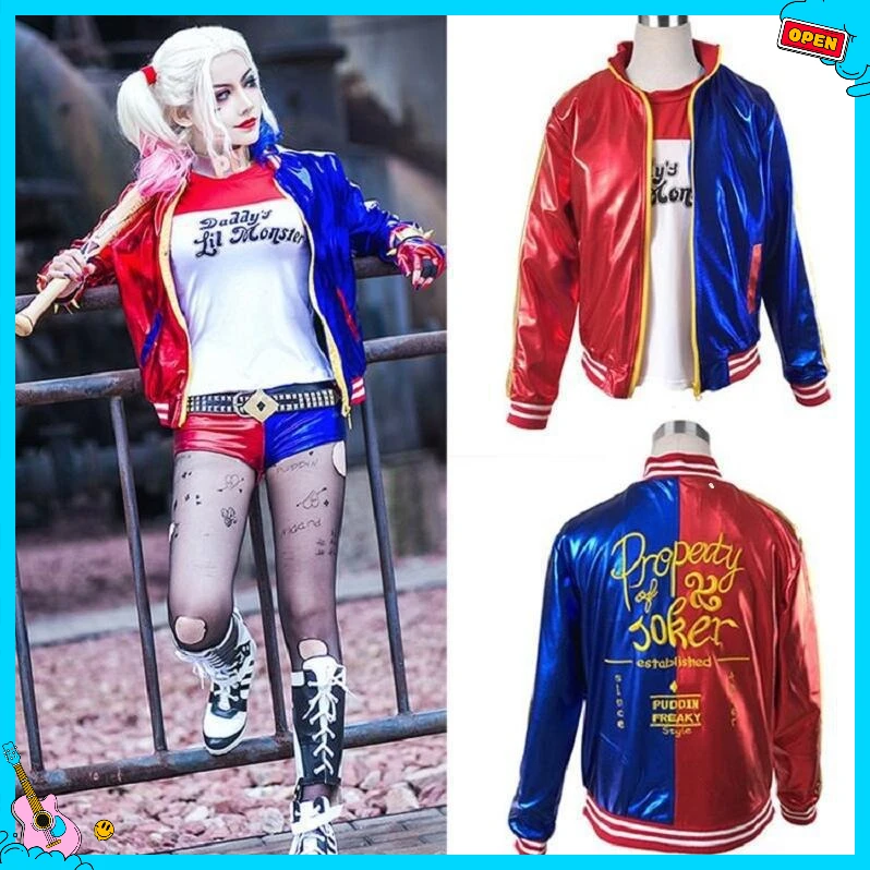 Best-Selling Quinn Cosplay Costume - Halloween & Carnival Outfit for Women, Adult Jacket Set, Christmas Party Attire - Image 4