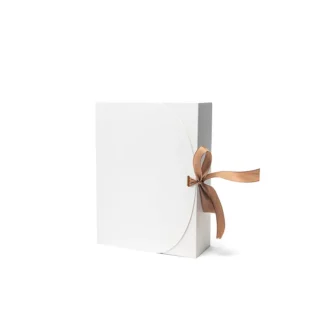 10pcs Ribbon Bow Gift Boxes Paper Flip Lid Bakery Packaging for Cookies Mooncakes Pastry Dessert Wedding Party Favors