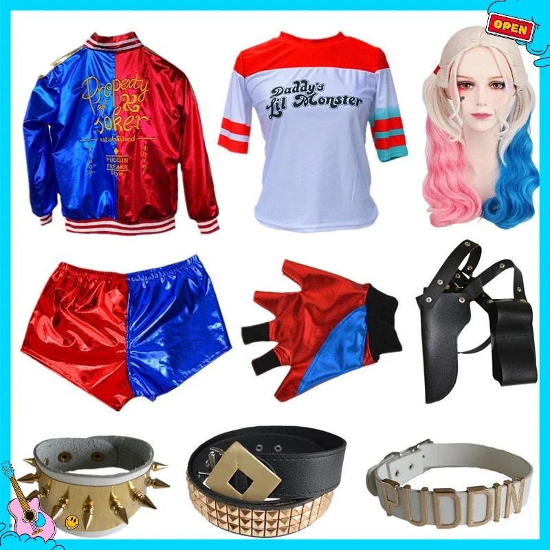 Best-Selling Quinn Cosplay Costume - Halloween & Carnival Outfit for Women, Adult Jacket Set, Christmas Party Attire - Image 5