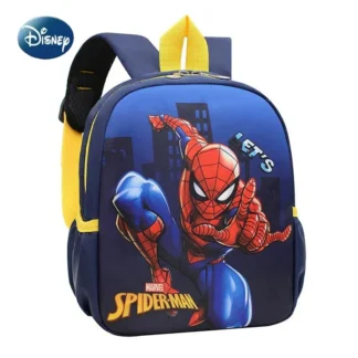 Disney Spider-man Backpack Large Capacity Cartoon Boys' Schoolbag Backpack For Kids