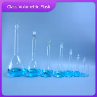 5-100ml Transparent Lab Conical Flask Glass Scientific Glass Erlenmeyer Flask Safe Glassware Laboratory School Research Supply