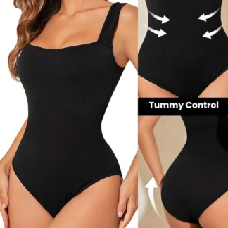 Women's Waist Training Shaper Bodysuit Women's Tummy Control Butt Lifting Shapewear Faja One-Piece Shaper with Hook Crotch