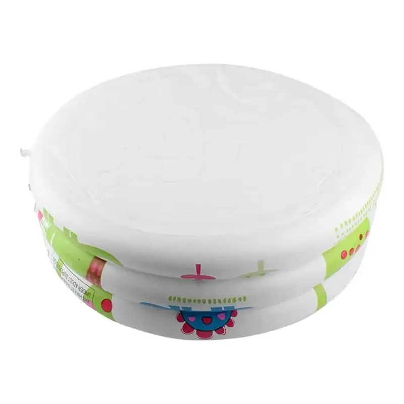 A07I Moveable Round Inflatable Pool For Young Children Featuring Cartoon Dinosaurs, Perfect For Outdoor Activity - Image 4