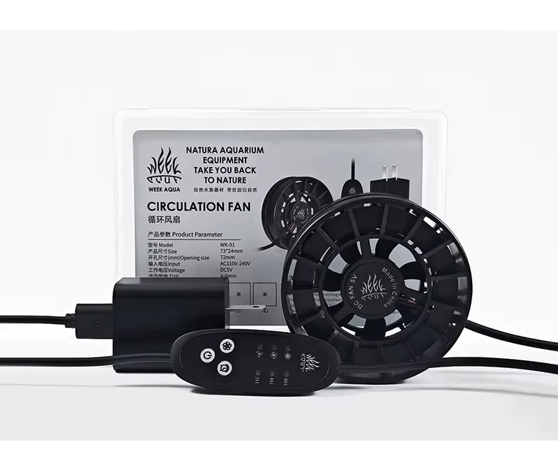 Week Aqua Cooling Circulation Fan for Pet Room Snake Lizards Turtle Amphibians Aquarium Rainforest Aquascape Temperature Control - Image 6