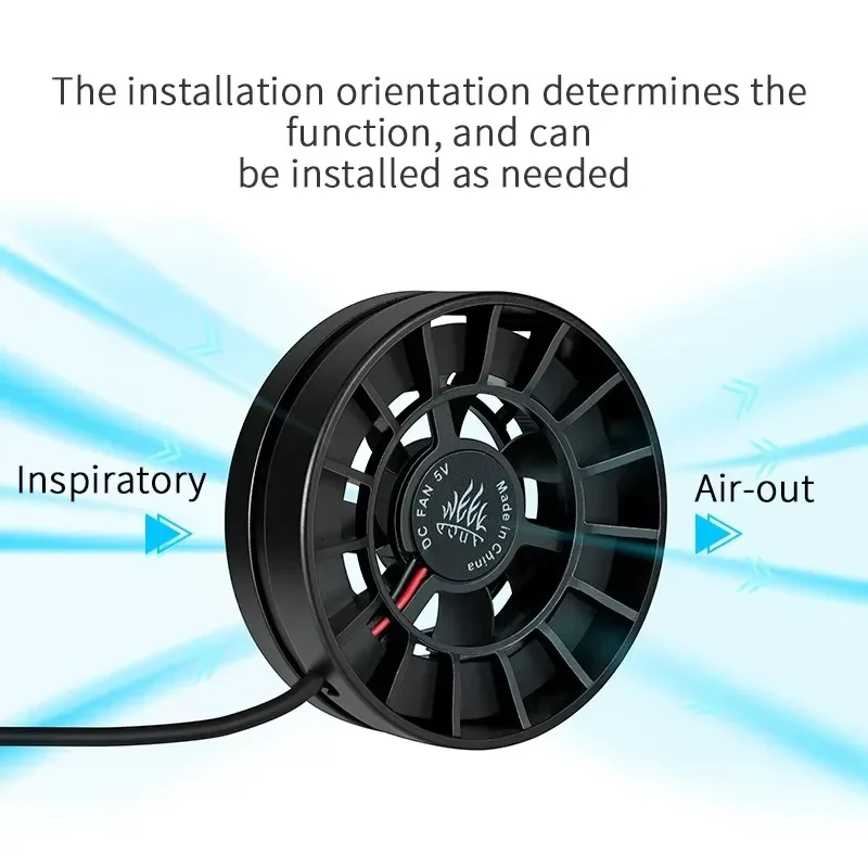 Week Aqua Cooling Circulation Fan for Pet Room Snake Lizards Turtle Amphibians Aquarium Rainforest Aquascape Temperature Control - Image 3