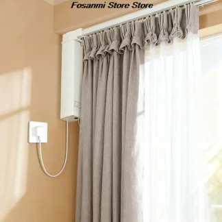 Smart Electric Curtain Track Motor Automatic Opening And Closing System Remote Control Silent Rail Opener For Home Hotel