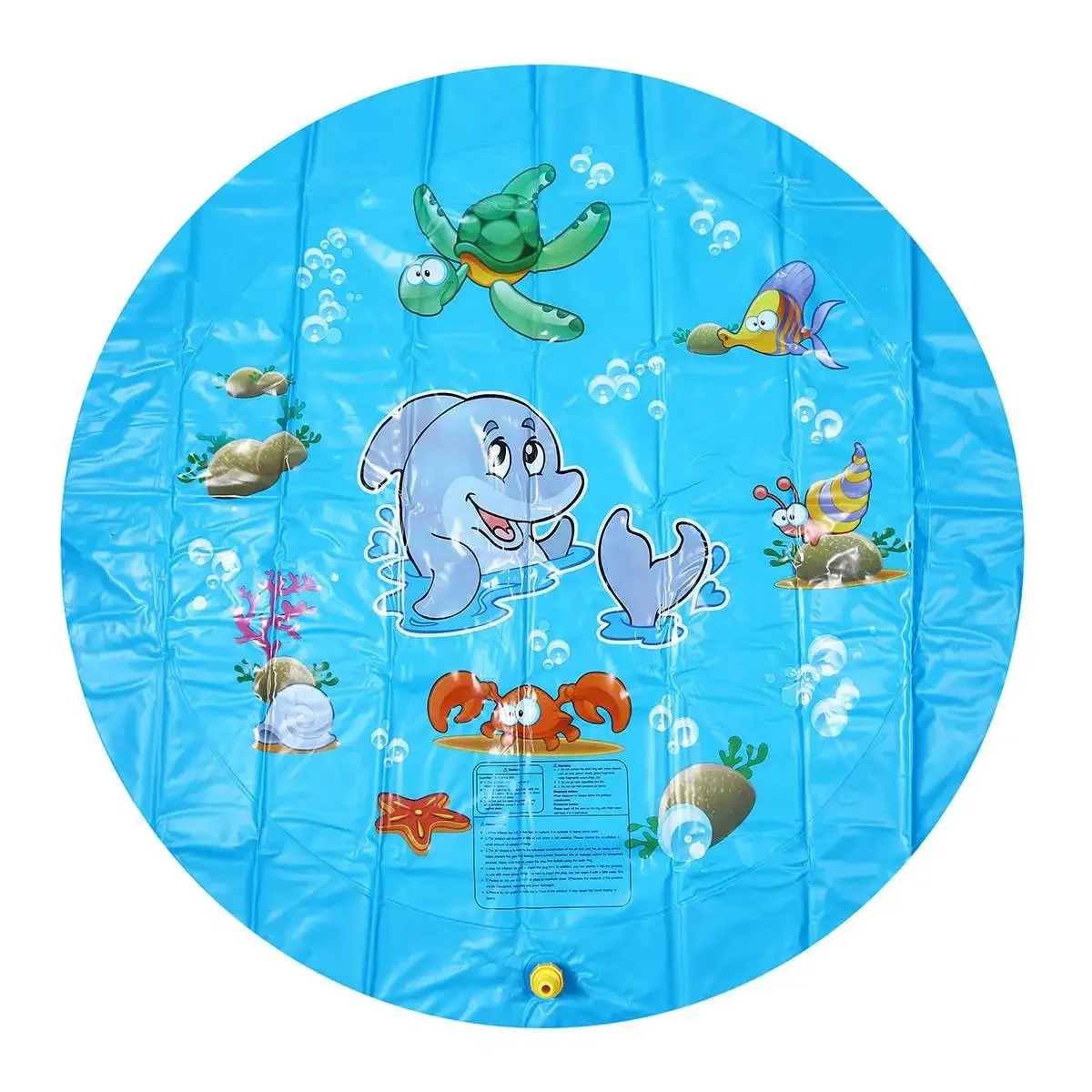 100/170cm Kids Outdoor Funny Toys Children Inflatable Round Water Splash Play Pools Playing Sprinkler Mat Yard Water Spray Pad - Image 6