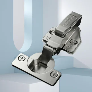 2pc Cold Rail Steel Two-stage Damping Door Hydraulic Hinges Cabinet Door Hinge Damper Buffer Soft Close Hinge Kitchen Hardware