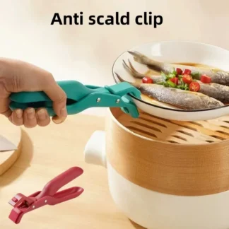 Anti Scalding Tray Holder Bowl Holder Multifunctional Tray Holder Anti Slip Creative Home Kitchen Silicone Anti Scalding Clip