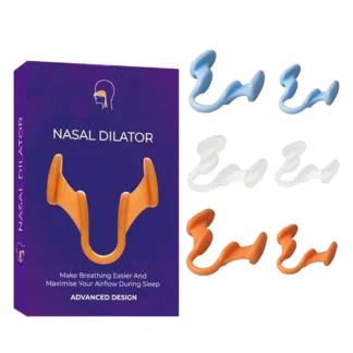 6pcs Mini Stop Snoring Device Silicone Elastic Nose Clip Anti-Snoring Supplies To Prevent Snoring Good Sleep