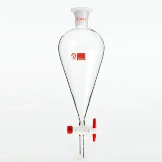 1pcs 30ml to 1000ml pear-shaped Clear And Thick Separating Funnel with PTFE Piston for Lab experiment