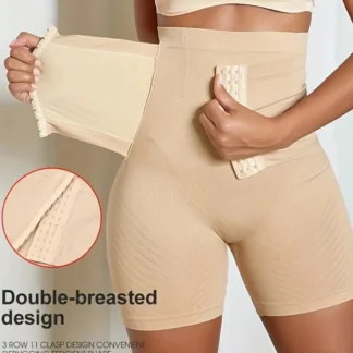 New Women Firm Tummy Control with Hook Butt Lifter Shapewear Panties High Waist Trainer Body Shaper Female Slimming Fajas Shorts