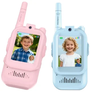 2 PCS Kids Video Walkie Talkie 2" HD Screen USB-C Rechargeable One-Click HD Call Intercom Children Boys Girls Birthday Gifts