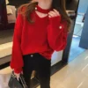 red-sweater