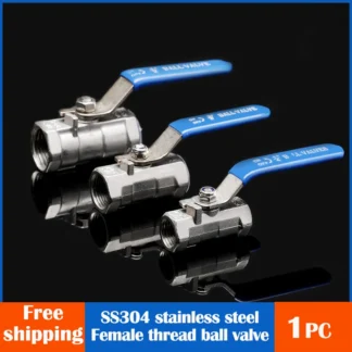Plumbing connection Ball Valve switch Female Threaded Stainless Steel faucet SS304 BSPT 1/4" 3/8" 1/2" 3/4" 1" 1-1/4" 1-1/2"
