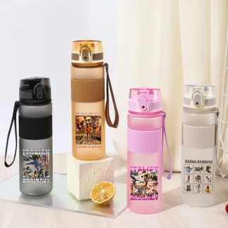 530ml Italian Brainrot Water Cup New Sports Men Portable Scrub Water Bottle Tung Tungtung Sahur High Value Water Cup Kids Gift