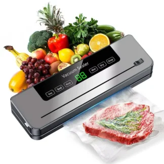 High Quality Professional Home Kitchen Vacuum Sealer Machine Easy Use with Cutter Hot Sale for Household RV Battery Power Source