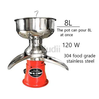 50L/H Electric Milk Cream Separator Commercial 304 Stainless Steel Centrifugal Skimmer Household Butter Milk Skimming Machine