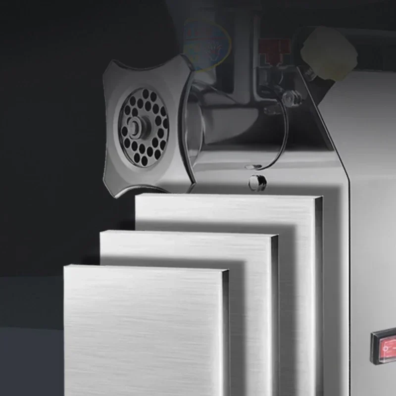 Meat Grinder Commercial Vertical Stainless Steel Electric High Power Multifunctional Grinder Stuffing Sausage Meat Grinder - Image 4