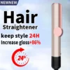 pink-hair-straighter