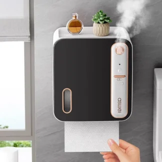 Toilet Paper Holder Intelligent Aromatherapy Toilet Tissue Box Toilet Paper Storage Rack Roll Up Paper Boxes Bathroom accessorie