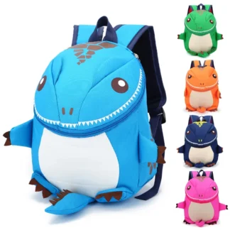 New Cartoon Dinosaur Baby School Bag Girl Kindergarten Oxford Cloth SchoolBag Boy Waterproof Child Animal Backpack Travel Bag