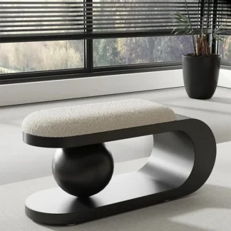 Nordic Luxury Entryway Bench Modern Living Room Shoe Changing Stool Designer Bedroom Bench Wooden Sofa Bench Home Furniture