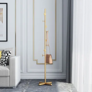 Modern floor-standing clothes hanger floor-standing bedroom simple living room clothes hanger Italian indoor coat rack popular clothes rack