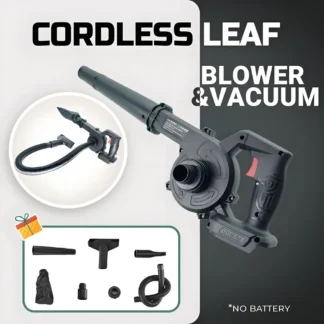Cordless 2 in 1 Air Blower & Vacuum Cleaner, Leaf Dust Collector for Car, Computer, Garden, Compatible with Makita 18V/21V